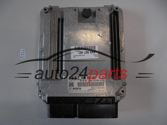 KOMPUTER STEROWNIK SILNIKA AUDI A4 A5 3.0 TDI BOSCH 0 281 014 014, 0281014014, 8K0 907 401, 8K0907401