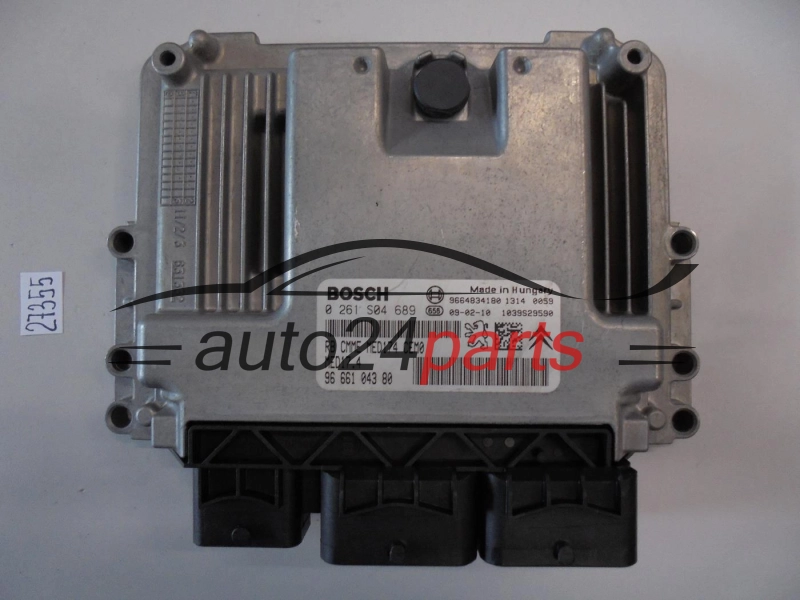 KOMPUTER STEROWNIK SILNIKA CITROEN PEUGEOT BOSCH 0 261 S04 689, 0261S04689, 9666104380, MED17.4
