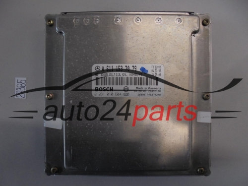KOMPUTER STEROWNIK SILNIKA MERCEDES VIANO 2.2 CDI BOSCH 0 281 010 604, 0281010604, A 611 153 70 79, A6111537079, CR1.7