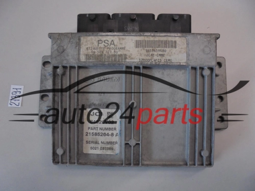 KOMPUTER STEROWNIK SILNIKA PEUGEOT 206 1.4 SAGEM 21585264-8 A, 215852648A, 96 569 727 80, 9656972780, 9655659480