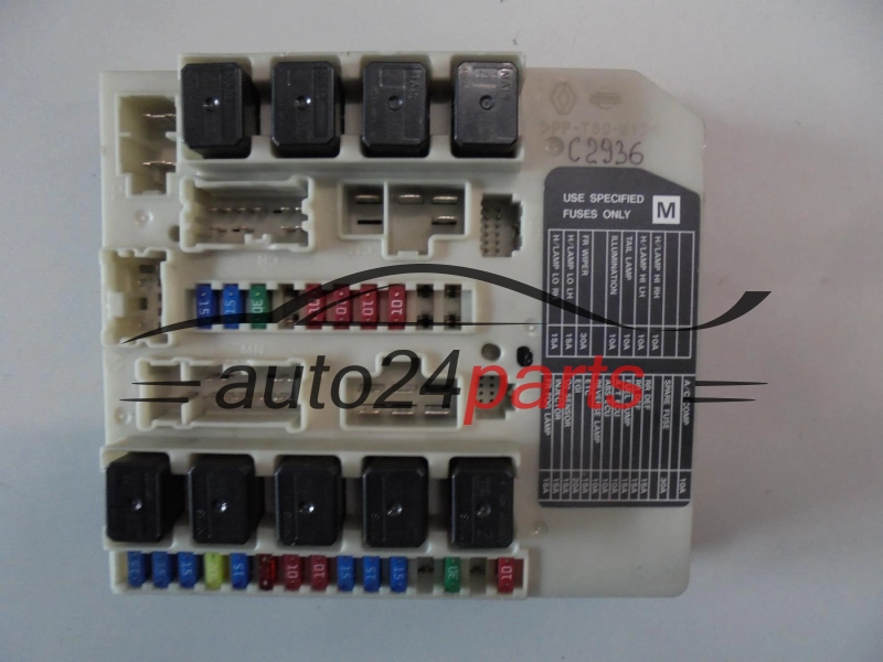 SKRZYNKA BEZPIECZNIKOW MODUL RENAULT NISSAN PP-T30-M10, PPT30M10