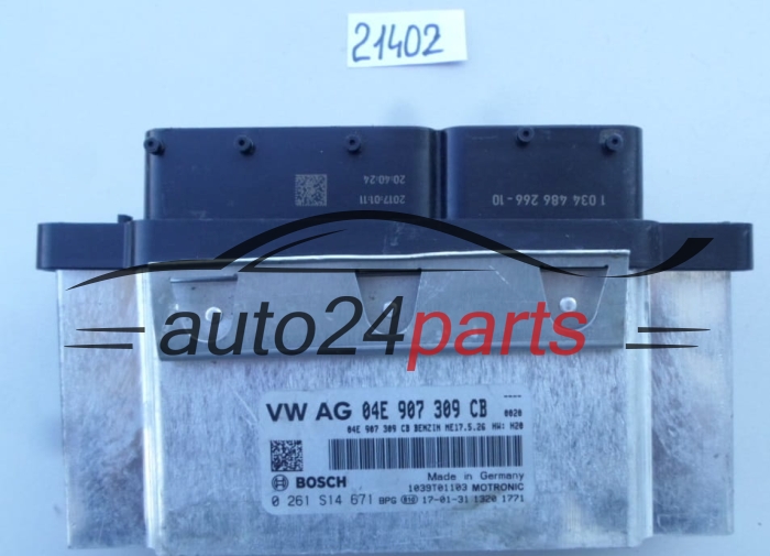 Sterownik silnika VW VOLKSWAGEN BOSCH 0261S14671 04E907309CB -