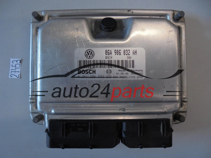 KOMPUTER STEROWNIK SILNIKA VW VOLKSWAGEN SHARAN SEAT ALHAMBRA 1.8 T BOSCH 0 261 206 599, 0261206599, 06A 906 032 AH, 06A906032AH, 26SA6855, BENZIN 3464