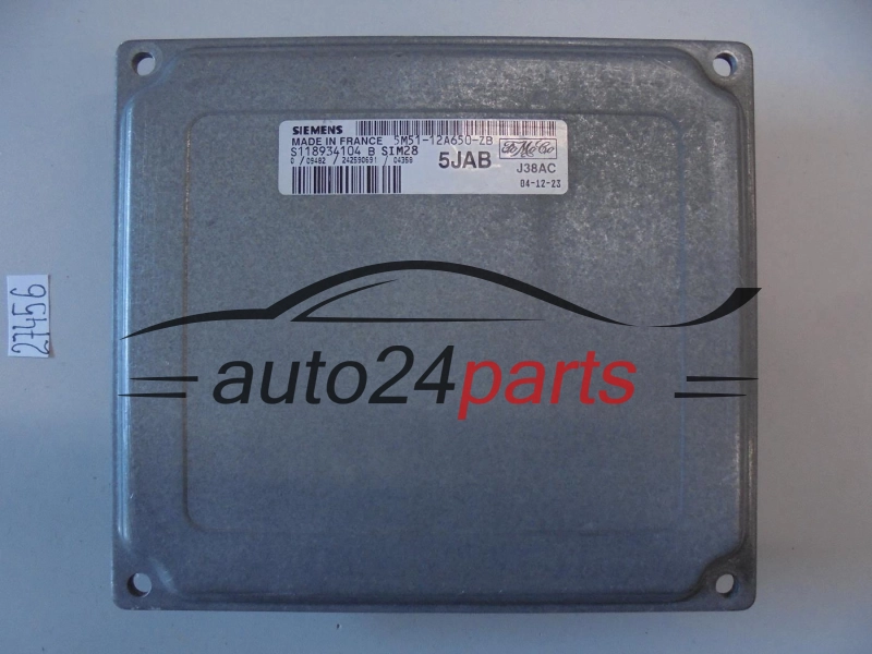 KOMPUTER STEROWNIK SILNIKA FORD FOCUS 1.6 SIEMENS SIM 28 S118934104B, S118934104 B, 5M5112A650ZB, 5M51-12A650-ZB 5JAB