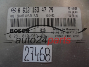 KOMPUTER STEROWNIK SILNIKA MERCEDES BENZ 0281010969 A6121534779 CR2.36