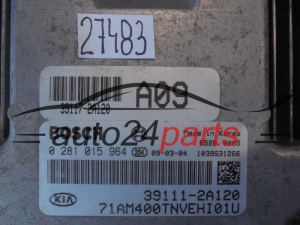 Sterownik silnika KIA HYUNDAI 0281015964 39111-2A120 391112A120 - 27483