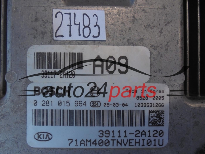 KOMPUTER STEROWNIK SILNIKA KIA HYUNDAI 0281015964 39111-2A120 391112A120