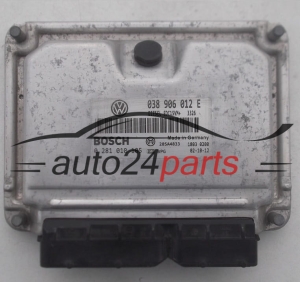 MOTORSTEUERGERÄT ECU STEUERGERÄT SKODA OCTAVIA 1.9 SDI 038906012E, 038 906 012 E, BOSCH 0 281 010 105, 0281010105