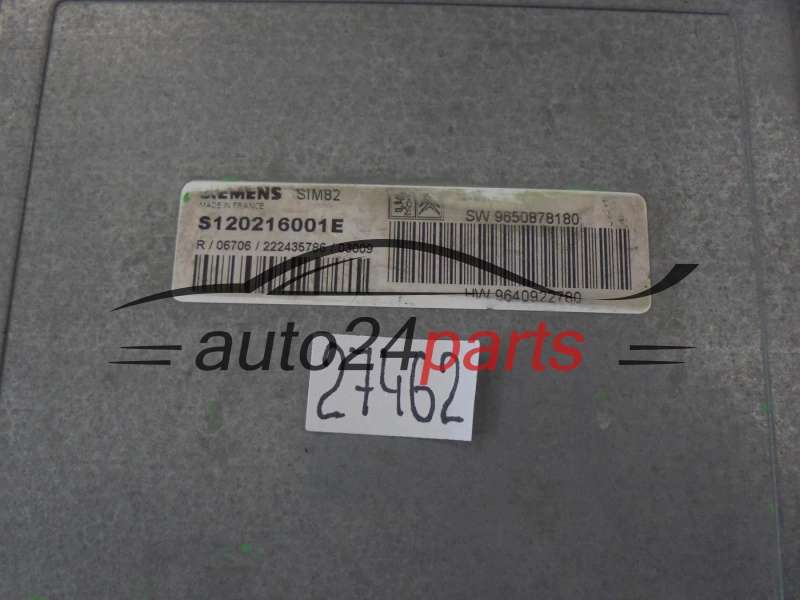 CITROEN PEUGEOT S120216001E 9650878180 9640922780 SIM82