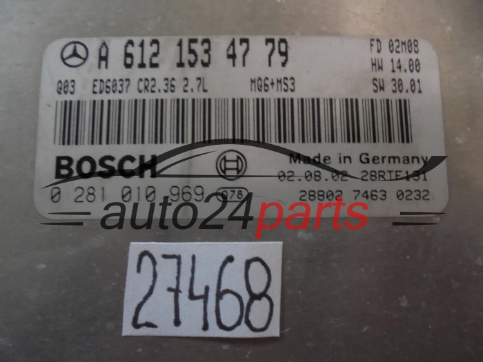 MERCEDES BENZ 0281010969 A6121534779 CR2.36