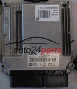 KOMPUTER STEROWNIK SILNIKA BMW 0261201106 DME 7557290 DME7557290 -  26581