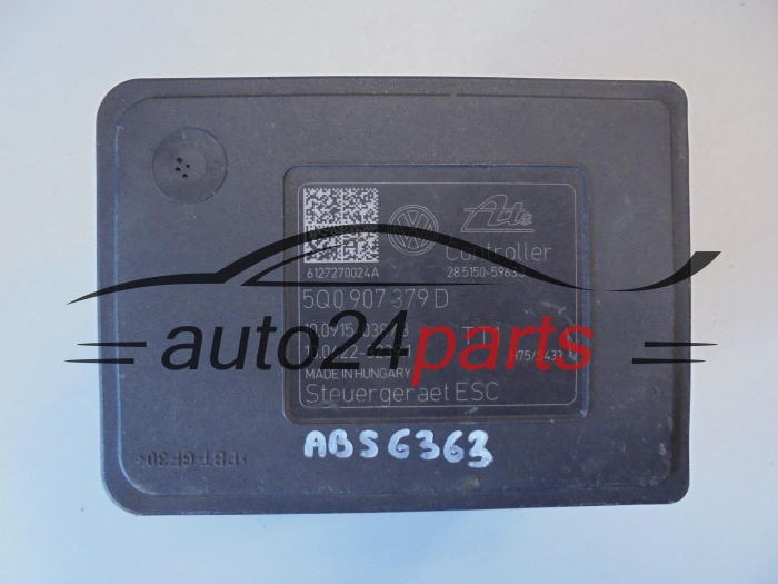 Pompe ABS et calculateur AUDI VOLKSWAGEN 5Q0614517C, 10.0220-0207.4, 10022002074, 5Q0907379D