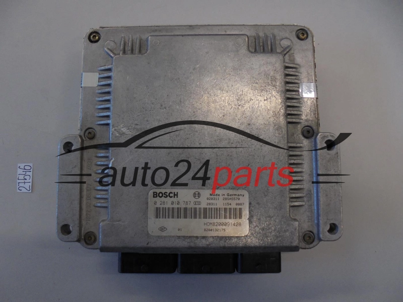 KOMPUTER STEROWNIK SILNIKA RENAULT MASTER 2.2 DCI BOSCH 0281010787, 0 281 010 787 HOM8200091428 8200132175