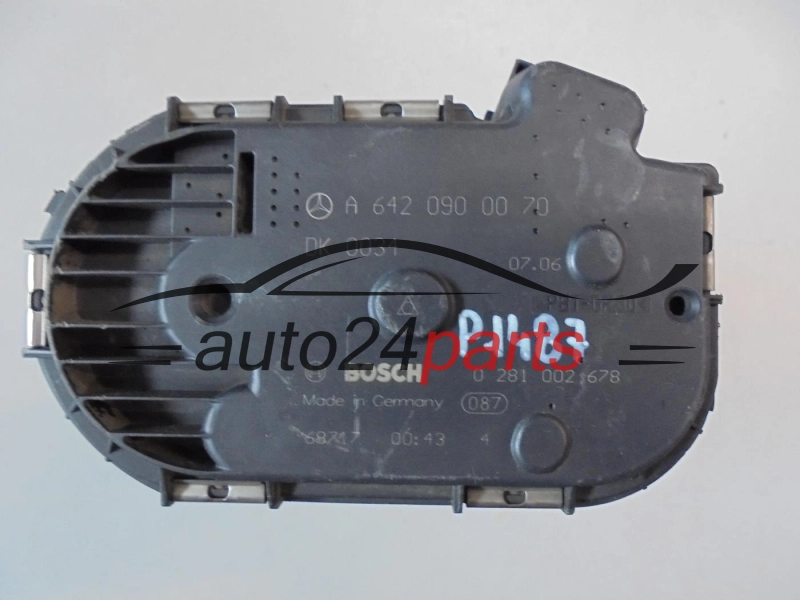 PRZEPUSTNICA POWIETRZA MERCEDES W211 BOSCH 0 281 002 678, 0281002678, A 642 090 00 70, A6420900070