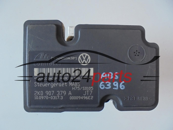 ABS POMPA I STEROWNIK VOLKSWAGEN CADDY 2K0 614 117 A, 2K0614117A, ATE 10.0207-0029.4, 10020700294, 2K0 907 379 A, 2K0907379A, ATE 10.0970-0317.3, 10097003173