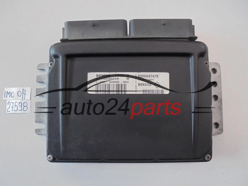 KOMPUTER STEROWNIK SILNIKA RENAULT SCENIC S110030228 B, S110030228B, 8200047476, 7700110471