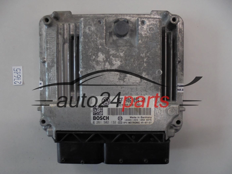 KOMPUTER STEROWNIK SILNIKA VOLKSWAGEN PASSAT 2.0 FSI BOSCH 0 261 S02 132, 0261S02132, 06F 906 056 AM, 06F906056AM, MED9.5.10
