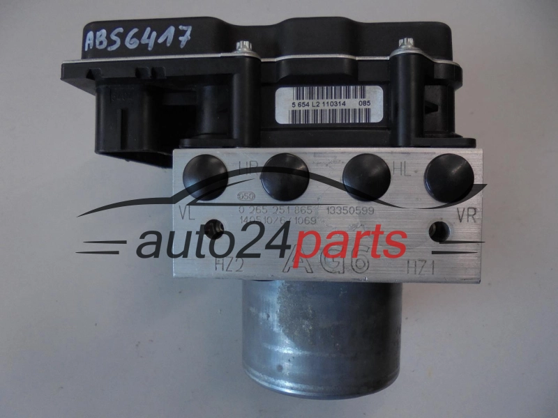 POMPA ABS I STEROWNIK OPEL CORSA D 0265251865 13350599 0265951753 AG6
