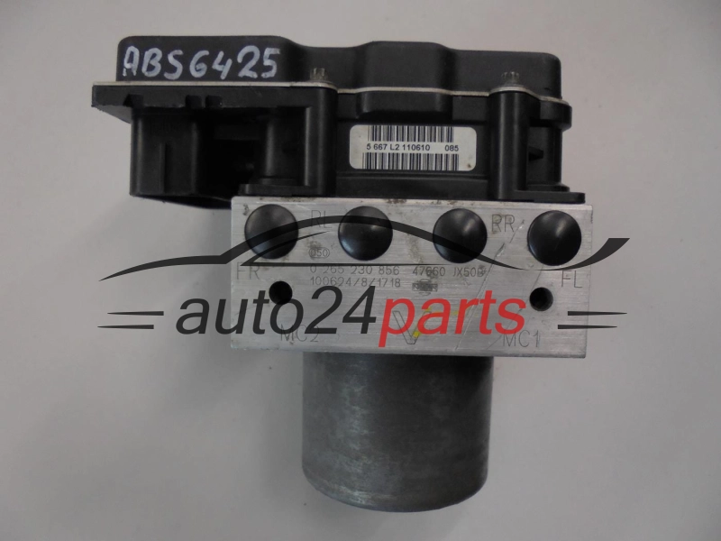 POMPA ABS I STEROWNIK NISSAN 0265230856 47660JX50B 0265951301