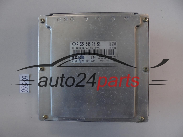 KOMPUTER STEROWNIK SILNIKA MERCEDES BENZ 0281001988 A0245457532 CR1.7