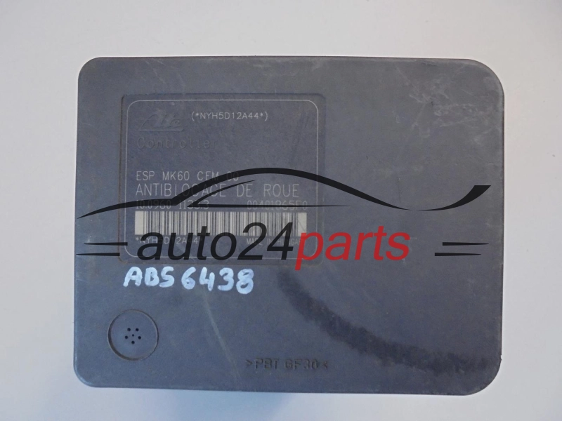 ABS POMPA I STEROWNIK PEUGEOT 206 9655960880, ATE 10.0206-0175.4, 10020601754, 10.0960-1133.3, 10096011333