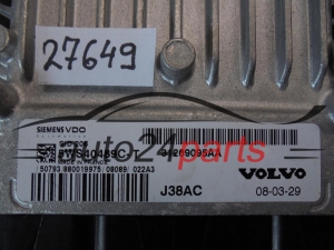 KOMPUTER STEROWNIK SILNIKA VOLVO SIEMENS 5WS40489C-T, 5WS40489CT, 31269095AA, J38AC, SID206