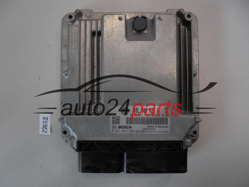 KOMPUTER STEROWNIK SILNIKA VW VOLKSWAGEN PASSAT 2.0 TDI BOSCH 0 281 014 262, 0281014262, 03L 906 022 G, 03L906022G, EDC17CP14
