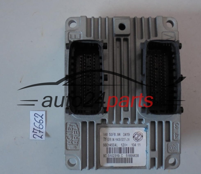 KOMPUTER STEROWNIK SILNIKA FIAT 51899838 IAW5SF8.M4 IAW5SF8M4