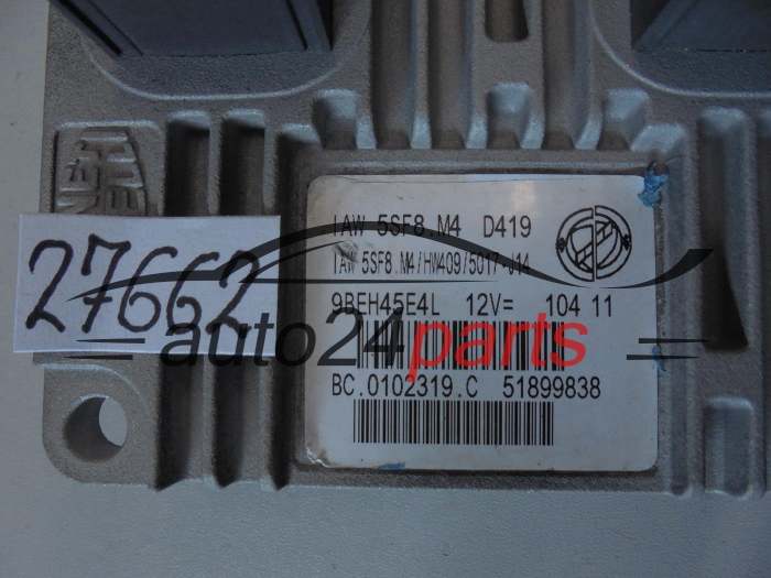 KOMPUTER STEROWNIK SILNIKA FIAT 51899838 IAW5SF8.M4 IAW5SF8M4