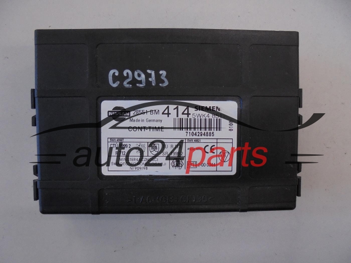 CENTRALKA MODUL STEROWNIK NISSAN ALMERA SIEMENS 5WK4 8511, 5WK48511, 28551 BM 414, 28551BM414
