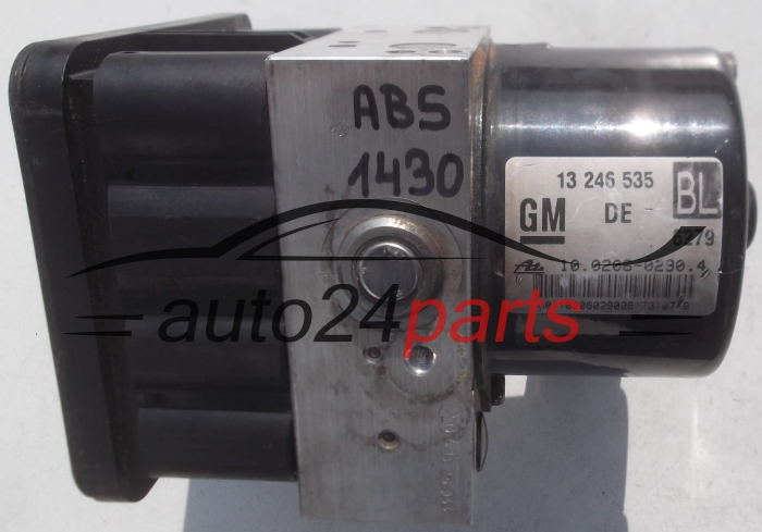 BOMBA HIDRAULICA Y CENTRALITA ABS OPEL ASTRA H ZAFIRA B GM 13 246 535 BL, 13246535, ATE 10.0206-0290.4, 10020602904, 10.0960-0554.3, 10096005543