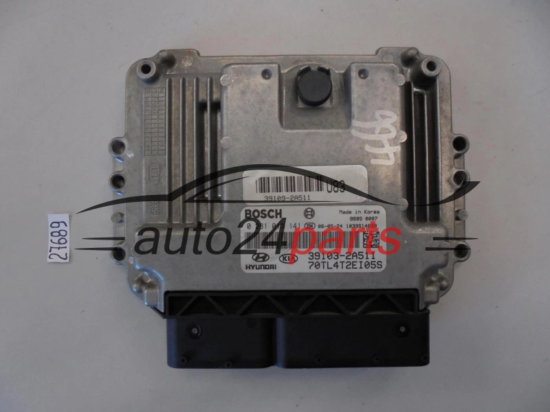 KOMPUTER STEROWNIK SILNIKA HYUNDAI GETZ 1.5 CRDI BOSCH 0 281 013 141, 0281013141, 39103-2A511, 391032A511, A1TL4T2EI06S