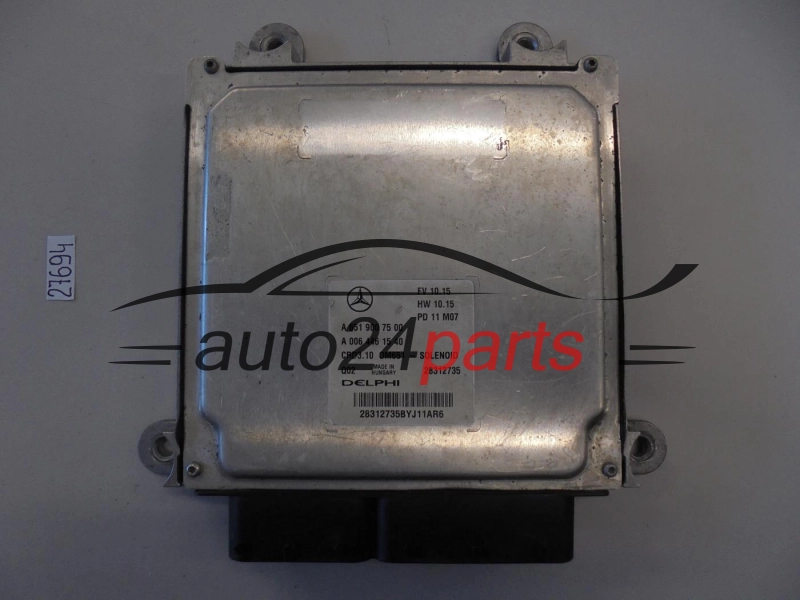 KOMPUTER STEROWNIK SILNIKA MERCEDES A 651 900 75 00, A6519007500, A 006 446 15 40, A0064461540, CRD3.10