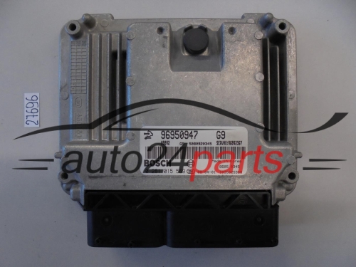KOMPUTER STEROWNIK SILNIKA CHEVROLET CAPTIVA 2.0 CDTI, BOSCH 0 281 015 569, BOSCH 0281015569, 96950947, G9