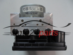 ABS PUMPE BLOCK HYDRAULIKPUMPE STEUERGERÄT SKODA 3Q0614517P 3Q0907379P