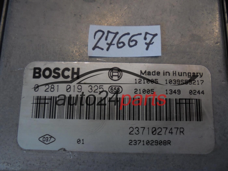 RENAULT 0281019325 237102747R