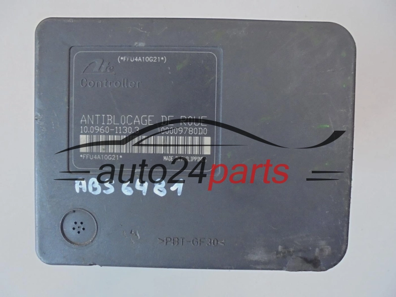 ABS POMPA I STEROWNIK CITROEN C3 9649029080, ATE 10.0206-0103.4, 10020601034, 10.0960-1130.3, 10096011303