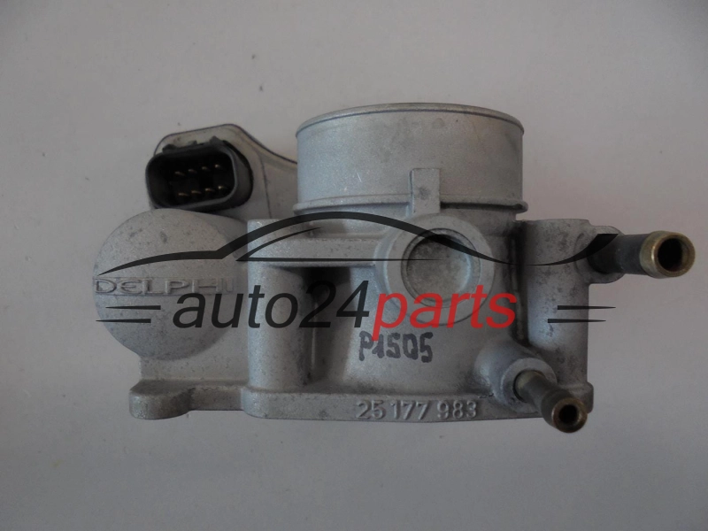 PRZEPUSTNICA POWIETRZA OPEL ASTRA G CORSA C MERIVA VECTRA B C ZAFIRA A B 1.6 Z16XE Z16SE Y16XE Delphi 25 177 983, 25177983, 9192122, 817158