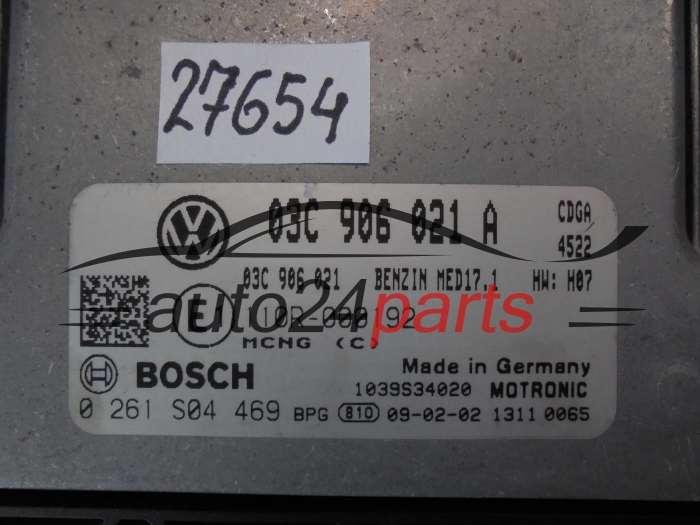 VOLKSWAGEN 0261S04469 03C906021A MED17.1
