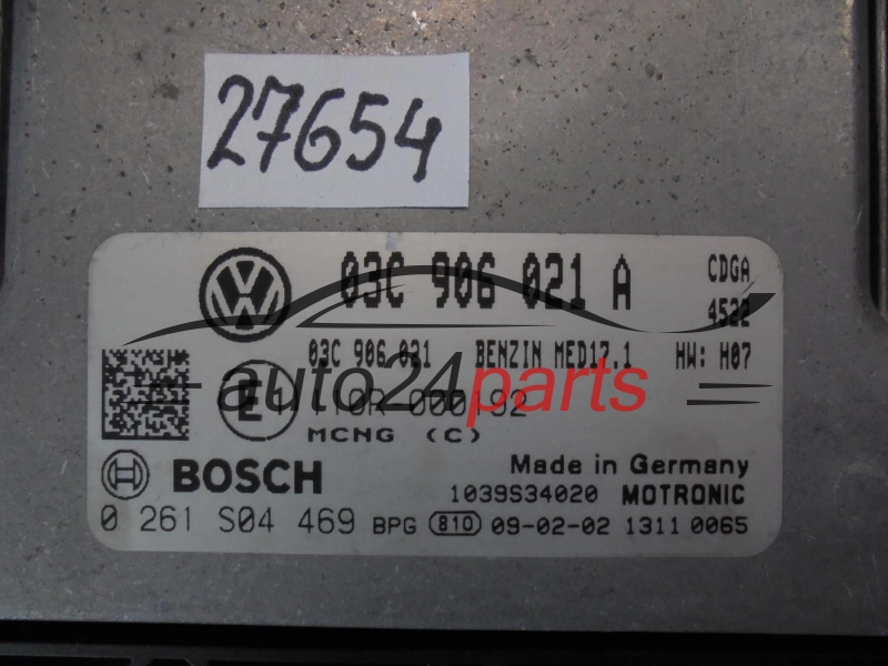 VOLKSWAGEN 0261S04469 03C906021A MED17.1