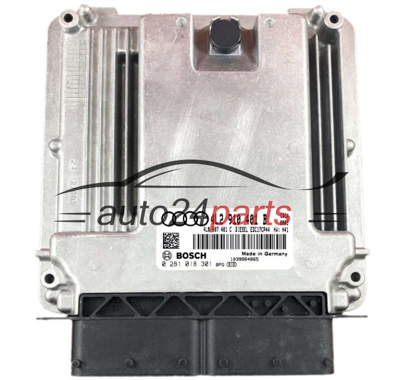 VIRGIN KOMPUTER STEROWNIK SILNIKA AUDI Q7 0281018301 4L2910401B EDC17CP44