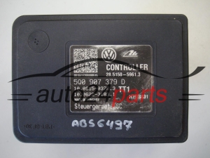 ABS POMPA I STEROWNIK AUDI VOLKSWAGEN 5Q0614517C, 10.0220-0187.4, 10022001874, 5Q0907379D