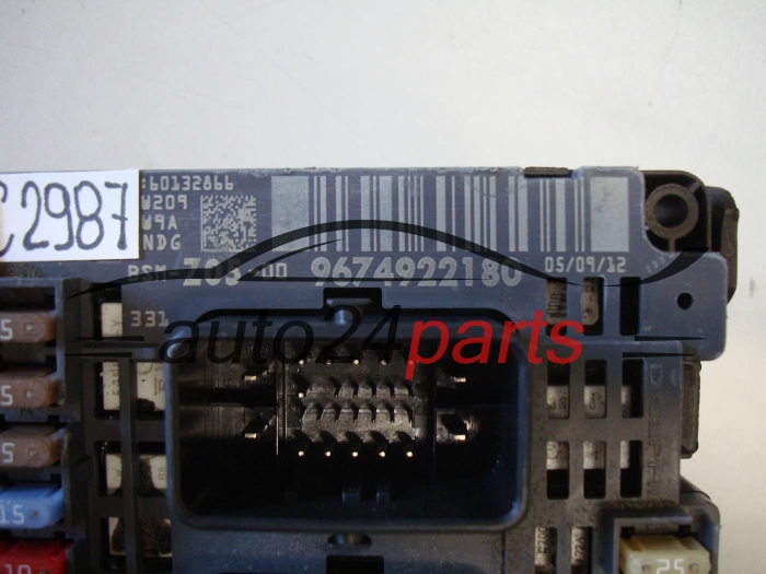 CENTRALKA MODUL STEROWNIK CITROEN PEUGEOT DELPHI 9674922180, BSM-Z05-00