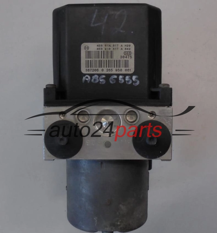 POMPA ABS I STEROWNIK AUDI 0265225133 4E0614517A 0265950061