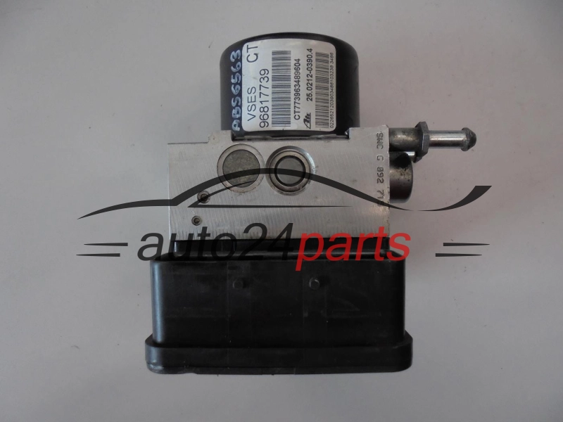 ABS POMPA I STEROWNIK CHEVROLET OPEL 96817739, 25.0212-0390.4, 25021203904, 25.0926-4563.3, 25092645633