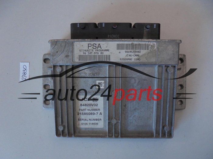 KOMPUTER STEROWNIK SILNIKA CITROEN PEUGEOT 21585089-7A 9656297680 9649433980