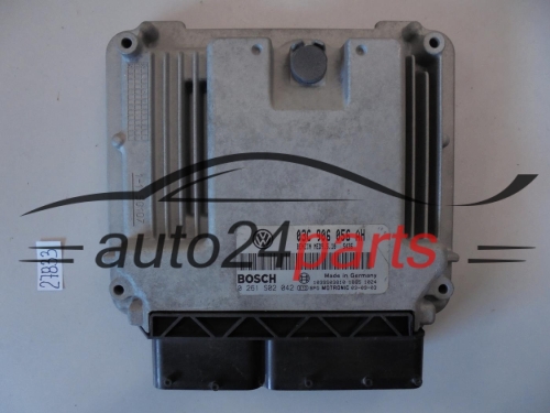 KOMPUTER STEROWNIK SILNIKA VW VOLKSWAGEN PASSAT 1.6 TSI 03C 906 056 AH, 03C906056AH, BOSCH 0 261 S02 042, 0261S02042, BENZIN MED9.5.10 5436, 1039S03810