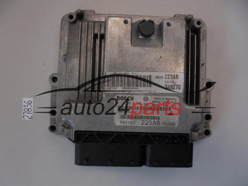 KOMPUTER STEROWNIK SILNIKA JEEP GRAND CHEROKEE 2.8 CRD BOSCH 0 281 012 594 0281012594 P05187223AB
