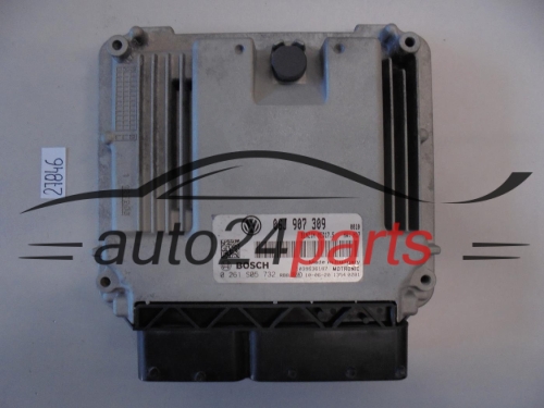 Centralita de motor Audi 0261S05732 06J907309 MED17.5