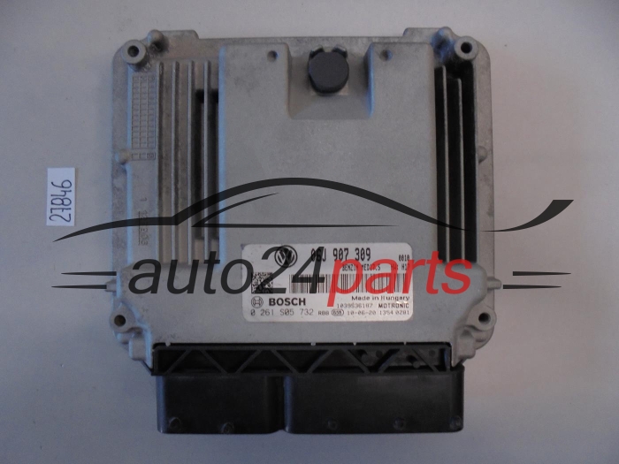 Centralita de motor Audi 0261S05732 06J907309 MED17.5